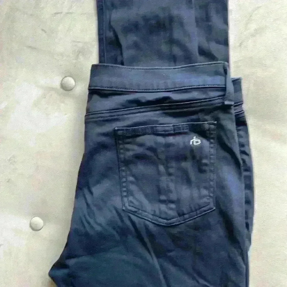 Rag and Bone, soft cotton leggings. Black, Sz 32 - Picture 4 of 4